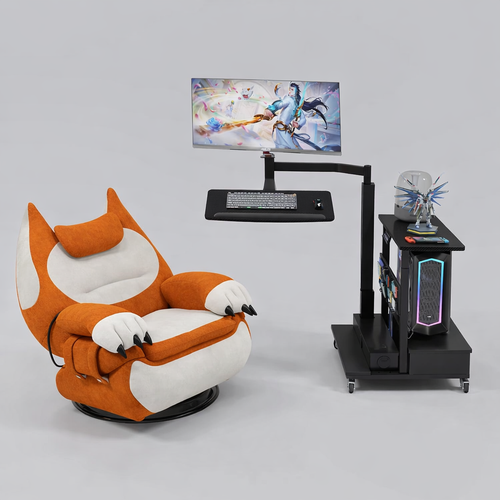 Pack Fauteuil inclinable + Bureau électronique suspendu