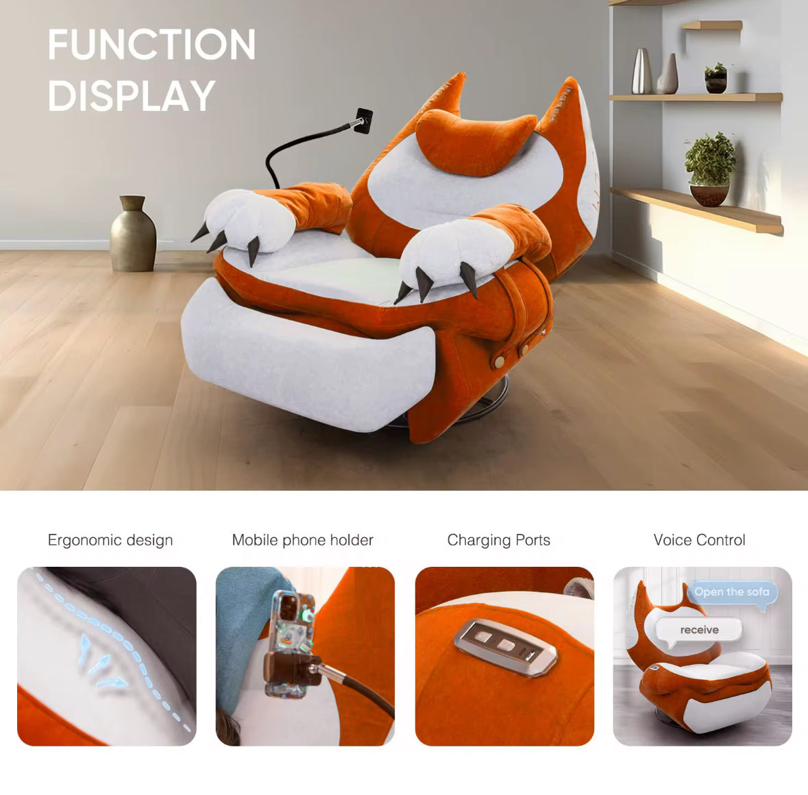 Fauteuil Inclinable Électrique Intelligent