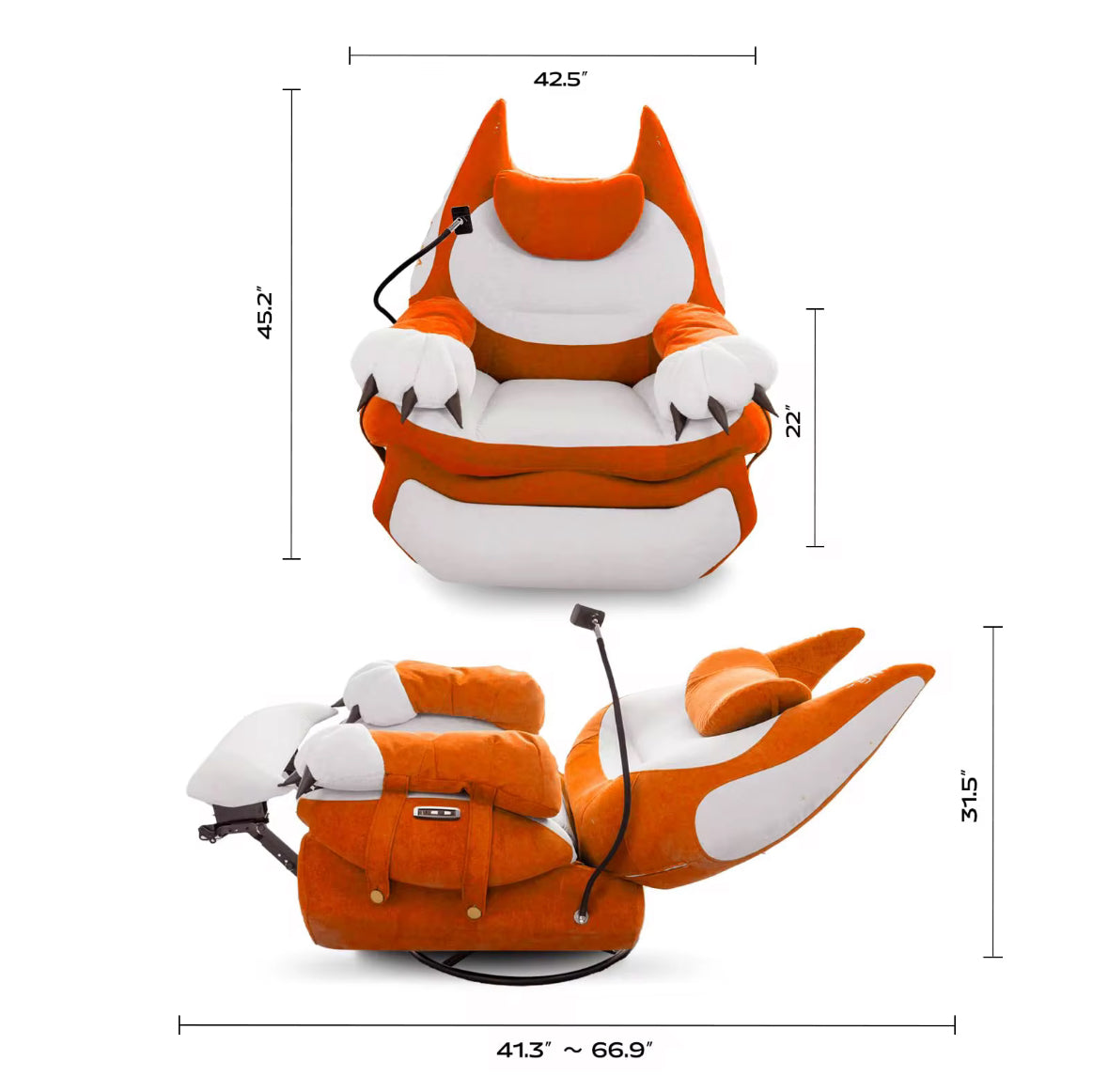 Fauteuil Inclinable Électrique Intelligent